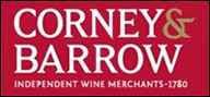 Corney and Barrow wine list
